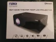 Naxa LCD Projector with Bluetooth 150-Inch Home Theater 720p NVP-2000 NEW