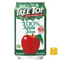在飛比找momo購物網優惠-【Tree Top】樹頂100%蘋果汁320ml*6