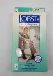 JOBST Medical firm Legwear Men's Knee High Socks 20-30 mmHg Khaki small