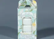 DIAMANTE LILY-LYS Vegat. Based Round Individually Wrapped Soaps 4x2.8 oz. Italy
