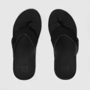 [Reef] Reef Men's Cushion Phantom Flip Flops Slippers in Black Size 4 4 Black