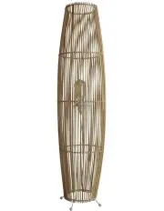 [Oriel Lighting] Matram Rattan Cane Floor Lamp Natural