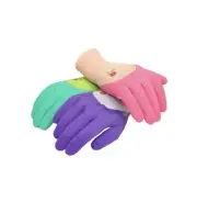 G & F Women’s Garden Gloves MicroFoam Nylon Latex Coating Texture Grip - 3 Pair