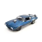 Acme Licensed 1:18 Scale Pontiac GTO Judge Drag Outlaws Nice 1970 Diecast Model Car Blue