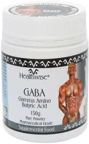 HEALTHWISE GABA (Gamma Amino Butyric Acid) 150g