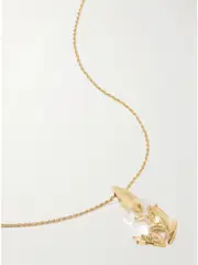 [Bottega Veneta] Bottega Veneta - Gold-plated Pearl Necklace - One size One size Gold