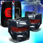 [LED BAR]FIT 2008-2010 FORD SUPER DUTY TINTED TAIL LIGHT+AMBER SIGNAL HEADLIGHT (for: Ford)
