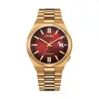 Citizen NJ0153-82X Automatic Mens Watch Gold tone Red Dial Au*au
