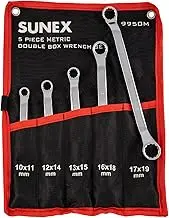 Sunex Tools 9950M Metric Double Box Wrench Set, 5 Piece