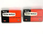 Vintage Artist DIXON PRANG POSTER PASTELLO PRESSED Colored Chalk Sticks Restore