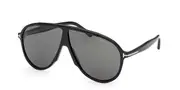 Tom Ford FT1211 VLADIMIR 01N Men's Sunglasses Black Size 65