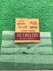 Jaeger Lecoultre Watch Blue Baton Hands Pair, 18-M