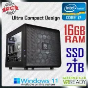 Intel Core i7 Quad Gaming PC Computer RTX 3060Ti 16GB RAM SSD+2TB Desktop System
