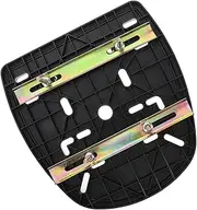 ABOOFAN 1 Set Motorcycle Rear Box Mounting Plate Storage Base for Electric Motorcycle Tail Trunk Vibration Control Design with Antivibration Strips Durable Material for Easy Installation