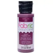 Plaid Fabric Creations Soft Fabric Ink 2oz.-Wine