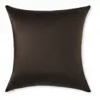 18" x 18" Throw Pillow Cozy Soft Microbead Black: 1 Pc