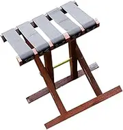 HANABASS Thick Sturdy Folding Stool for Garden Portable Bench Folding Stool for Fishing Camping