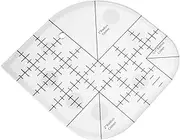 Sukiola Curved Corner Cutter Quilt Ruler, Sewing Patchwork Ruler Sewing Template Patchwork Tool,DIY Sewing Supplies