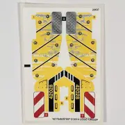LEGO STICKER SHEET 42028 Bulldozer Technic Stickers Decals Construction
