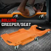 40"in Low Profile Mechanic Rolling Creeper Automative Garage Shop Repair Orange