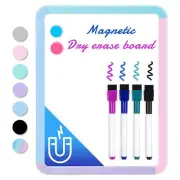 Magnetic 8.5'' x 11'' Mini Whiteboard with Markers for Kids and Students