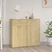 Sideboard Sonoma Oak 80x36x75 cm Engineered Wood