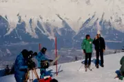 Bob Beattie Geoff Mason at the 1976 Winter Olympics XII Olymp- 1976 Old Photo