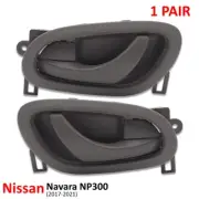 For Nissan X-TRAIL 14-17 Navara D23 2015 - 21 Pair Inner Handle Door Grey (for: Nissan)