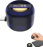 Portable 5X Speaker Amplifier–Plug & Play for Music/Calls, Portable 5X Speaker Mobile Phone Sound Amplifier with 3.5mm/Type-C (Blue,Type-C)