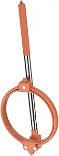 yuksok Dog Poo Catcher Scooper Pet Waste Picker Extendable Handle Outdoor Cleanup Tool Pee Catcher for Grass Large Medium Small Pets, Orange