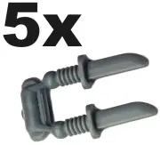NEW LEGO - Weapon - sword - Knives (2 on Sprue) Gray Dark Bluish x 5