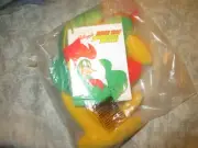 KELLOGG'S BREAKFAST BUNCH BEAN BAG 9" CORNY ROOSTER CORN FLAKES 1997 NIB