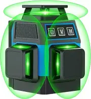 Laser Level Self Leveling - Jkaoclever 12 Lines 3x360° Laser Level, 150FT Green