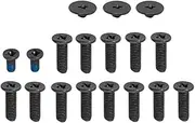 JINTAI Lower Cover Screws for Dell Inspiron 5565 5567 P66F P66F001 P66F002 P66F003 Iron Case (13 Thick, 2 Long 3 Short)