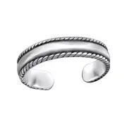 Sterling Silver Band Toe Ring