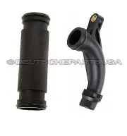 THERMOSTAT PIPE HOSE SET for LAND ROVER FREELANDER 02-05 PEP103580 + PEP101970L (for: Land Rover)
