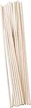 100Pcs Rattan Diffuser Sticks for Essential Oils Natural Aroma Replacement Sticks for Home Fragrance for DIY Aromatherapy Living Room Kitchen Office Wedding