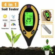 Susliving 4 In 1 PH Tester Water Moisture Sunlight Monitor For Garden Plant Lawn