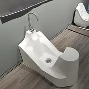 Acrylic Footbath, Pedicure Spa Bathtub, Salon Acrylic Pedicure Spa Basin, Pedicure Sink, Washbasin, Foot Chair Hydromassage, Manicure Basin, White