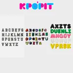 COLLER ALPHABET STICON (BASIC, COLORED, COLOR EDITION)