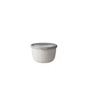 Mepal Multi Cirqula Food Bowl w/ Lid Round 1L/34oz - Nordic White