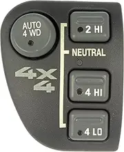 Car Drive Transfer Switch 901-060 Four Wheel Drive Selector Switch - Dash Mount; Without/Electric Shift for Select for Gmc for Oldsmobile for Models