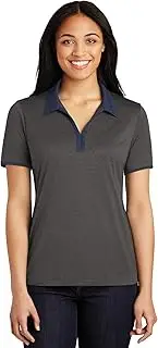 [SPORT-TEK] Womens Heather Contender Contrast Polo (LST667)