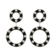 Paris Mode Patricia Pearl Double Drop Earrings