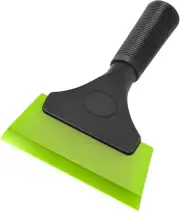 Small Squeegee, Window Tint Rubber Water Blade, Shower Scraper with Anti-Slip Ha