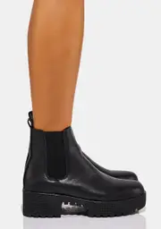 Set You Up Platform Chelsea Boots
