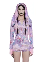 [Trickz N' Treatz] Demented Sweetness Long Sleeve Romper
