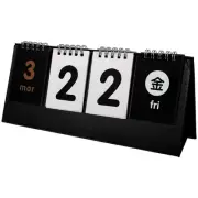 Perpetual Calendar Digital Clock Wall Standing Easy to Use Office