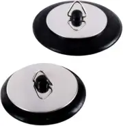 Handy Hardware 2pc Multi Fit Bath & Sink Plug 60mm & 75mm Universal Bathtub