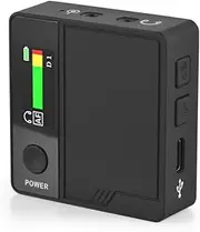 Voice Changer Built-in Mic Portable Voice Changer Device with 11 Sound Effects Color Screen Display Mini Live Broadcast Handheld Clip-On Microphone Sound Effects Machine for Phone Laptops Computer